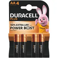 Duracell 3x Alkaline Batterijen Mainline Bst Aa 4 Stuks