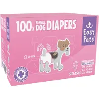 EASYPETS Hondenluiers Teef Xs/s 100 Stuks