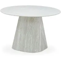 Giga Meubel Eettafel Puck Keramisch Grijs Rond 120cm