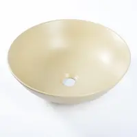 Qeramiq Dely Waskom - 40x40x15cm - rond - keramiek - beige