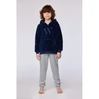 Woody huispak jongens/heren - donkerblauw - 252-10-QHA-M/885 - maat 116