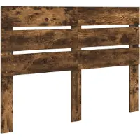 vidaXL Hoofdbord Rook Eiken Bewerkt hout