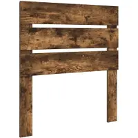 vidaXL Hoofdbord Rook Eiken Bewerkt hout
