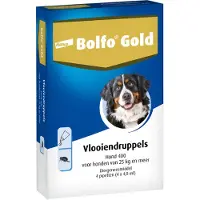 Bolfo Gold Anti Vlooiendruppels Hond Vanaf 25 kg 4 pipetten