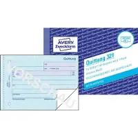 Avery Formulierboek 'Kwitantie', liggend A6-formaat, 100 bladen