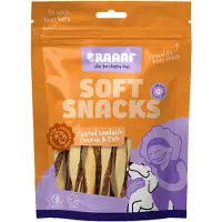 Braaaf Hondensnack Twisted Sandwich Kip - Vis 85 gr