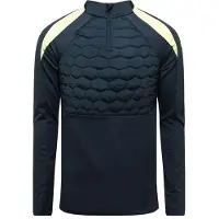 Nike Trainingsshirt Therma-FIT Strike Drill Winter Warrior - Groen/Geel/Zilver