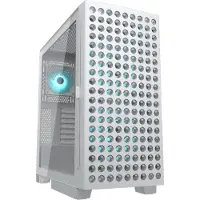 Cougar CGR-5YA2W-RGB Midi-tower PC-behuizing Meerdere kleuren 2 voorgeïnstalleerde ventilators, Stoffilter