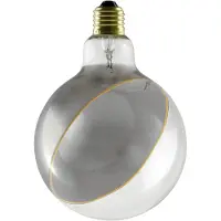 Segula LED Illusion G95 E27 5W Diagonaal rook/helder Illusion, dimbaar, Glas, E27 LED-lamp