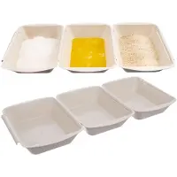 Orion - Set van 3 Bakcontainers - 1,5L - Beige - Stapelbaar - Geschikt voor Magnetron en Vaatwasser