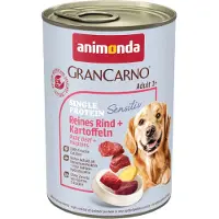 Animonda GranCarno GranCarno Sensitiv Pure Chicken&amp;Rice 400 g Kip met rijst voor volwassen gevoelige honden
