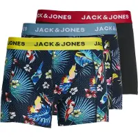 Jack & Jones Boxershorts smoky blue / geel / rood / zwart