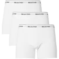 Selected 3-pack Boxershorts Heren Wit M