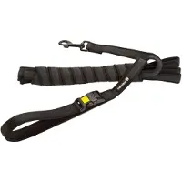 Beeztees Parinca Premium Weblijn Hondenriem - Hondenlijn - Handvat - Nylon - Zwart - Hondenriem 5 meter