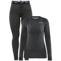 Craft Core Wool Merino Set Dames Black Melange maat XXL dames