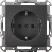 Merten Stopcontact | | System M (Inbouw, Randaarde, Antraciet)