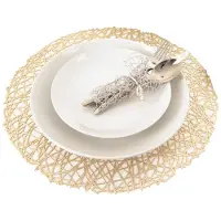 Orion - Tafelbeschermers - Rond - 39 cm - Goudkleurig