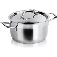 Orion Anett Serie - Roestvrijstalen Pan - 18 cm - 2,3 L - Inclusief Deksel