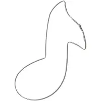 Orion Stalen koekjesvormpje (nutka) 7 cm
