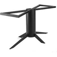 Furniture Legs Europe Stalen tafelonderstel zwart kolom 180 bij 80 cm en hoogte 73 cm