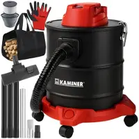 Kaminer Hittebestendige As- en Pelletkachel Stofzuiger 20L – 1600W – Zakloos – HEPA Dubbel Filter – Blaasfunctie – Voor Haard, Grill & Ovenresten