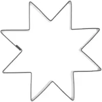 Orion - Bakvorm - Ster - 6 cm - Roestvrij Staal