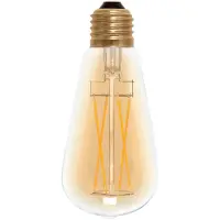 Segula Vintage LED Rustica Long Style golden - 400lm 2200K - Dimbaar