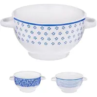 Orion - Keramische Bulionkom - 14 cm - 750 ml - Twee Handvatten