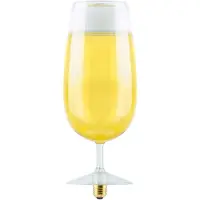 Segula LED lamp Drijvend bierschuim, E27, 5 W 922 dimbaar E27 5W Floating Beer foam,, messing / goud, Glas, E27 LED-lamp