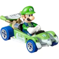Hot Wheels Mario Kart MarioKart Luigi and Cricuit Special, Racewagen, 3 jaar, Metaal, Kunststof, Meerkleurig