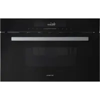 Inventum IMC3834GT - Inbouw combi-oven - Hetelucht - Magnetron - Grill - 34 liter - 38 cm hoog - Tot 220 graden - Zwart/RVS
