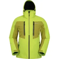 Mountain Warehouse Heren Phase Extreme Waterdichte Ski jas (Groen)