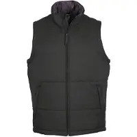 Sols Warm Unisex Gewatteerd Bodywarmer Jasje (Houtskool)