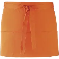 Premier Dames/Dames Kleuren 3 Zakschort / Werkkleding (Pakket van 2) (Oranje)