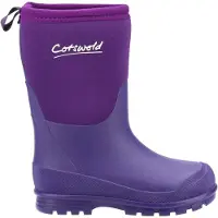 Cotswold Kinder/Kids Hilly Neopreen Wellington Laarzen (Paars)
