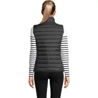 Sols Dames/Dames Wave Lichtgewicht Bodywarmer (Zwart)