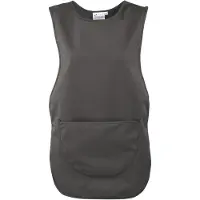 Premier Dames / Dames Pocket Tabard / Werkkleding (Pakket van 2) (Donkergrijs)