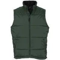 Sols Warm Unisex Gewatteerd Bodywarmer Jasje (Bosgroen)