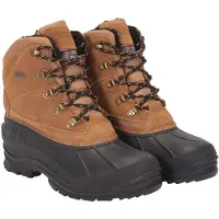 Mountain Warehouse Heren Assortiment Koe Suède Sneeuwlaarzen (Donker Beige)