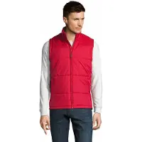 Sols Warm Unisex Gewatteerd Bodywarmer Jasje (Rood)