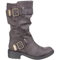Rocket dog Dames/dames Trumble Faux Leather Biker Laarzen (Bruin)