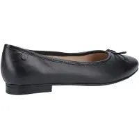 Hush puppies Dames/dames Naomi Slip On Leren Balletpomp (Zwart)