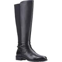Hush puppies Dames/dames Vanessa lederen kuitlaarzen (Zwart)
