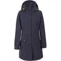 Trespass - Dames Rainy Day Waterproof Jas (Zwart)