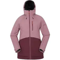 Mountain Warehouse Dames Alpine Waterdichte Gevoerde Skijack (Duister Paars)