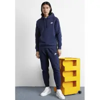 Nike Heren Sportswear Club Fleece Hooded Tracksuit in Navy