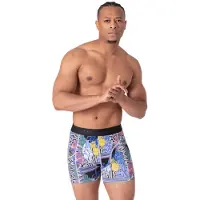 Muchachomalo Heren 2+2-pack boxershorts print/effen