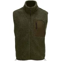 Sols Fury Sherpa Body Warmer voor volwassenen (Leger/Donker leger)