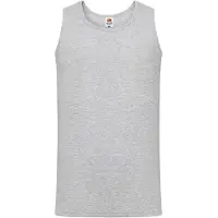 Fruit Of The Loom Heren sportvest top (Heide Grijs)