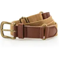 Asquith & Fox Heren Fauxleer en Canvasgordel (Kameel)